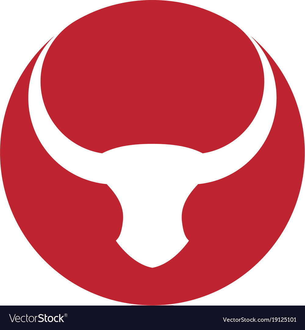 Red bull taurus logo template