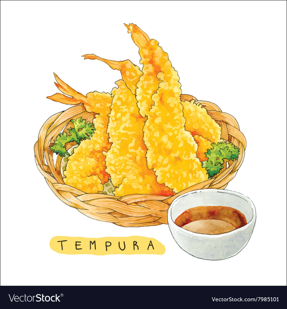 Tempura watercolor Royalty Free Vector Image - VectorStock
