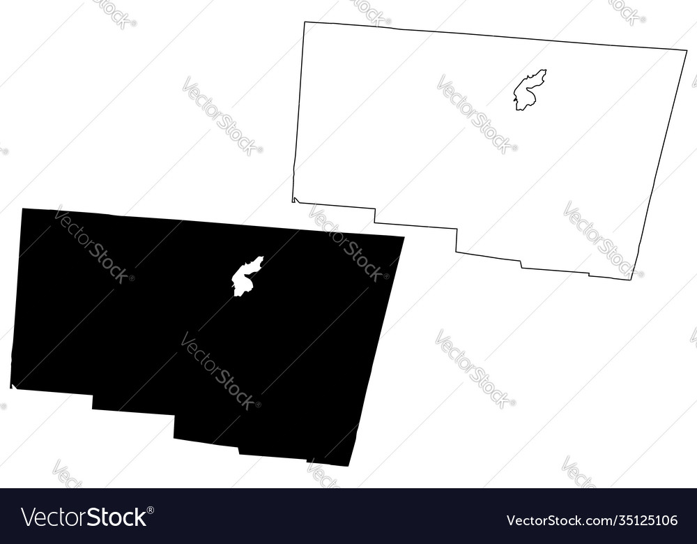 Clark County Ohio Map Clark County Ohio State Us County United States Vector Image