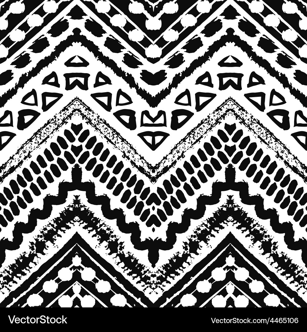Hand drawn painted seamless pattern Royalty Free Vector