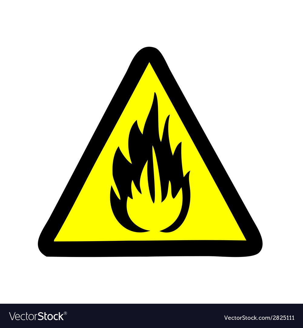 Fire symbol sign