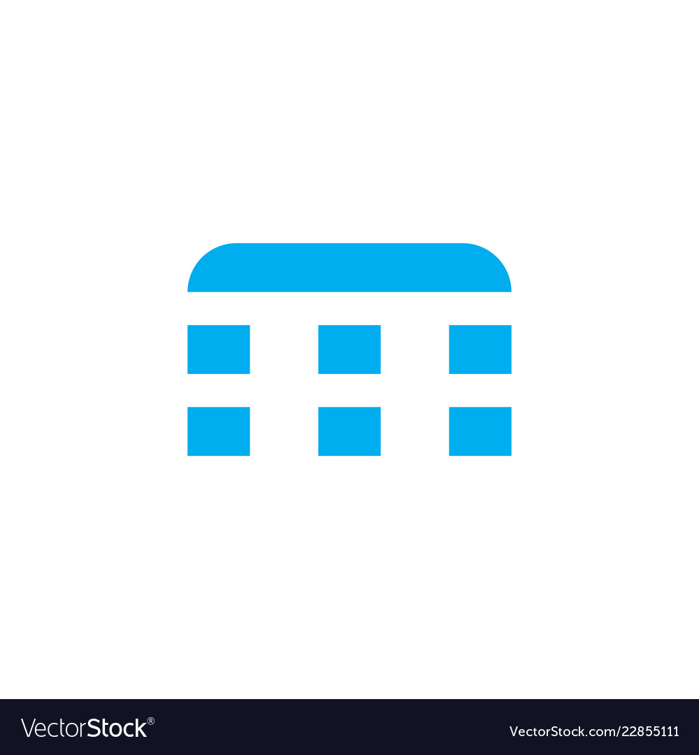 Logo Buchstaben m blaue Streifen vector image Logo Buchstaben m blaue Streifen