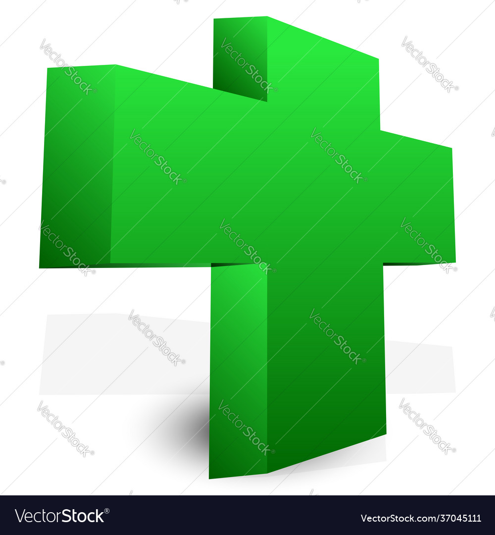 Plus cross sign mathematics math concepts add vector image Plus cross sign mathematics math concepts add