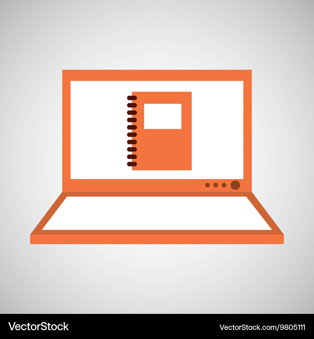 Technology office information Royalty Free Vector Image