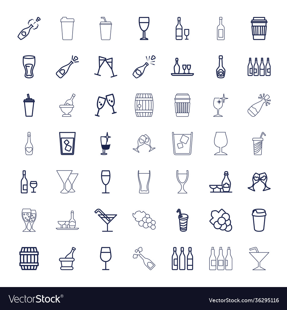 49 wine icons