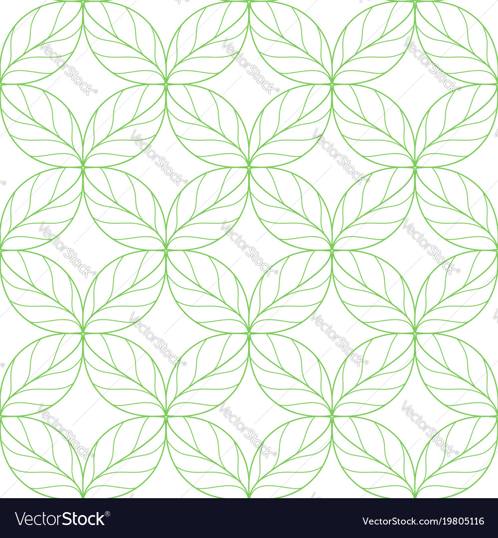 Elegant Linear Leaf Pattern