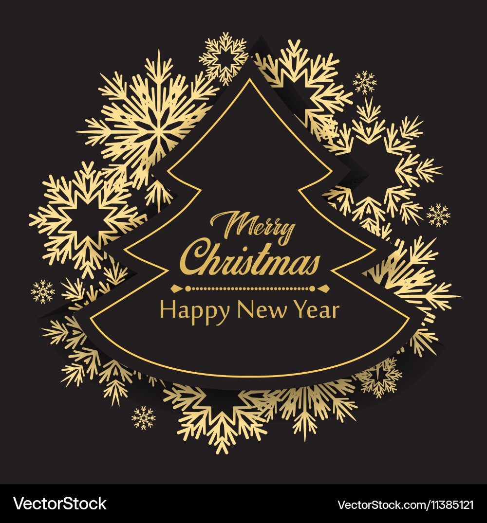 Christmas tree Royalty Free Vector Image - VectorStock