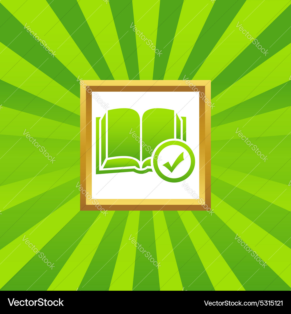 Select book picture icon Royalty Free Vector Image
