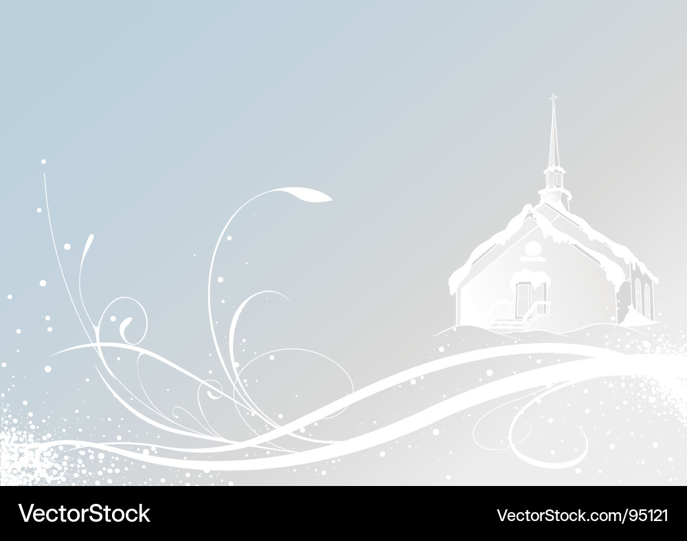 White christmas Royalty Free Vector Image - VectorStock