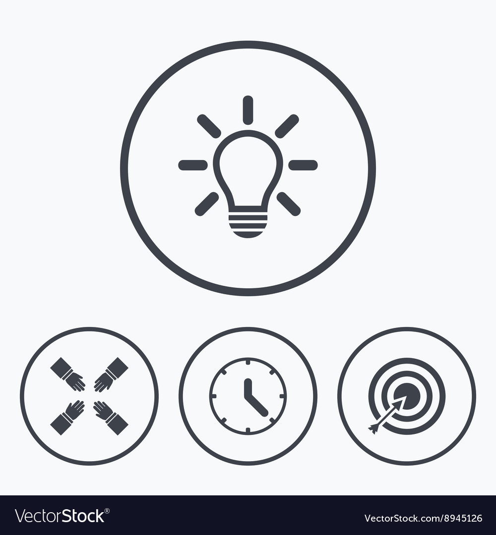 Lamp idea and clock time target aim