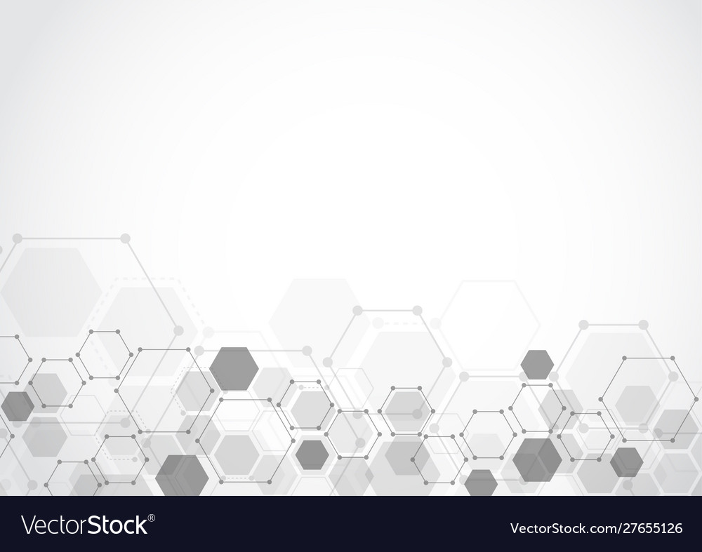 Molecular structure abstract tech background vector image Molecular structure abstract tech background