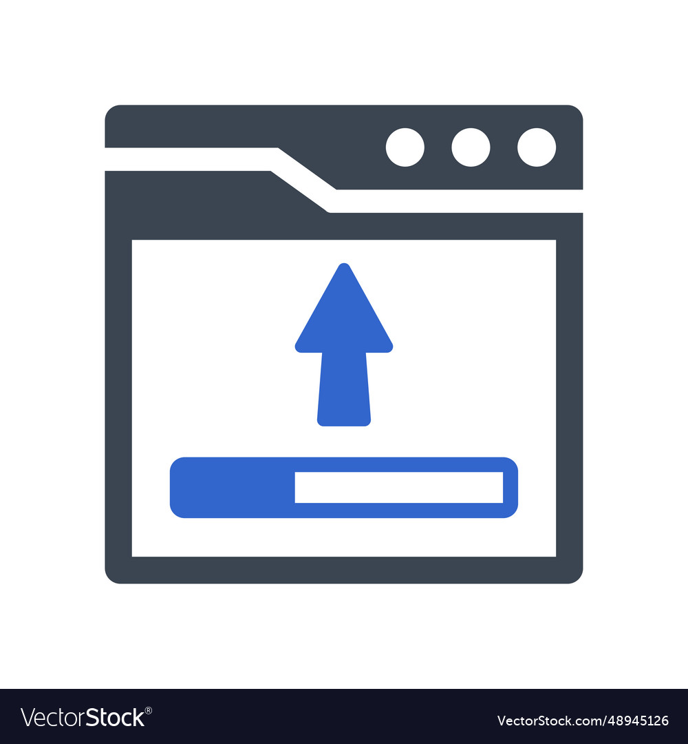 Upload interface icon