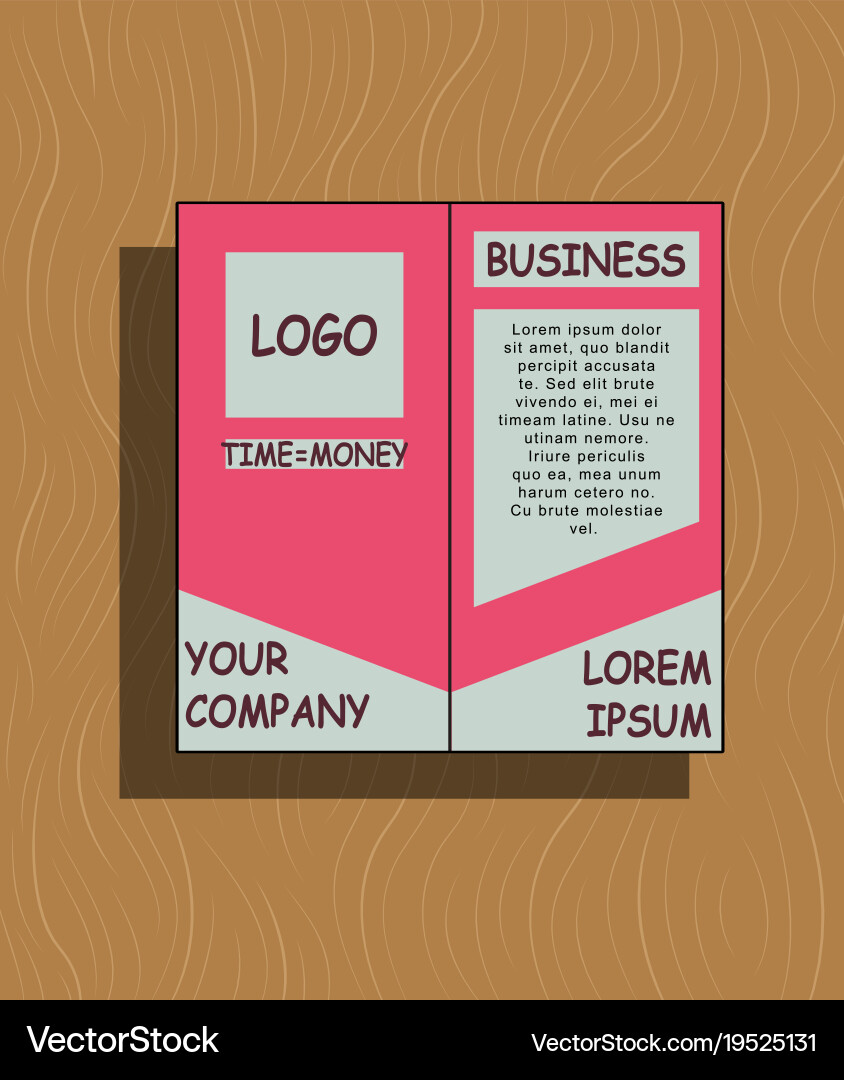 Abstract layout background set for art template Vector Image