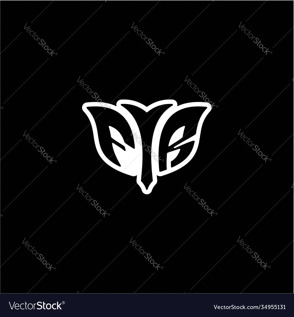 F r initials bow arrow simple modern minimalist