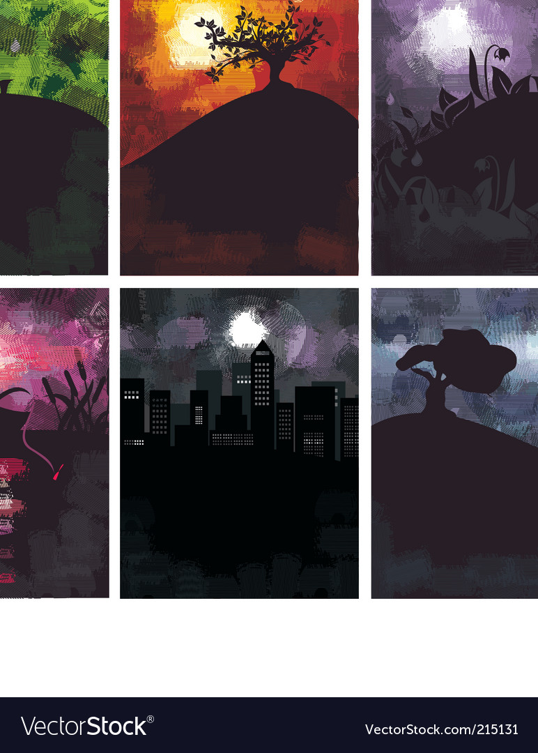 Grungy landscapes