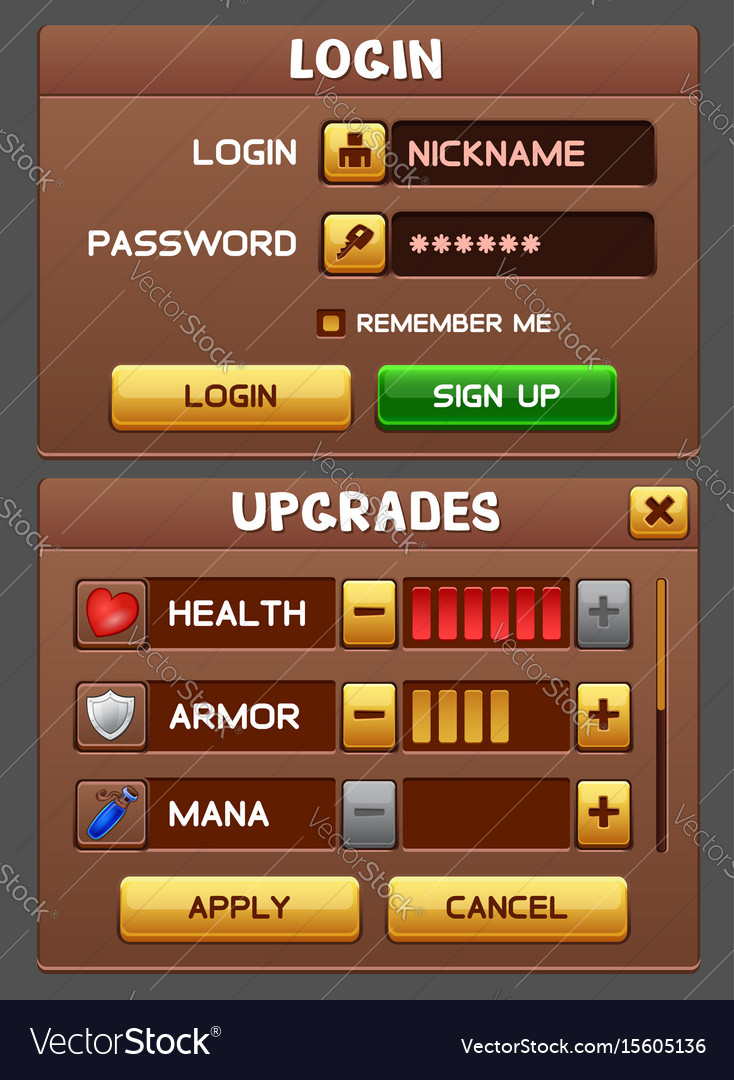 Game UI Pack - Button Style