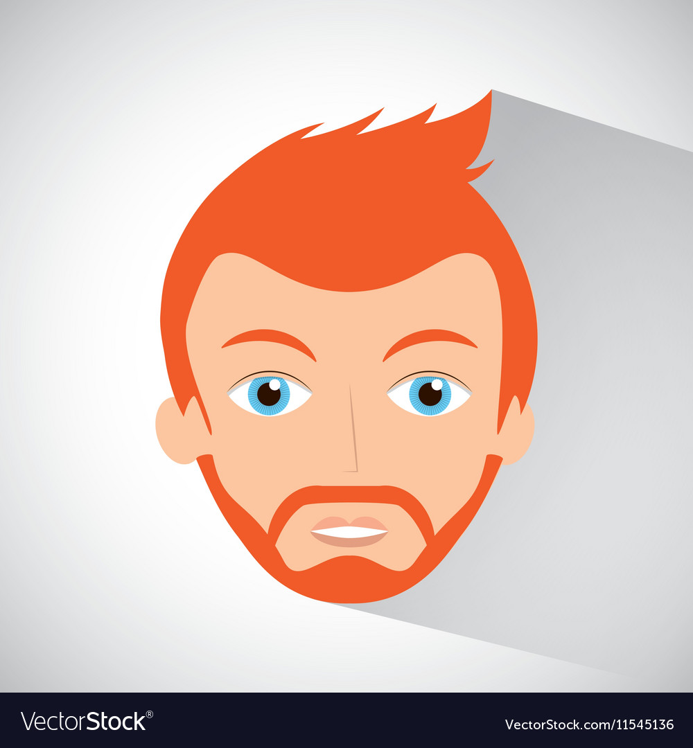 Man character hipster style