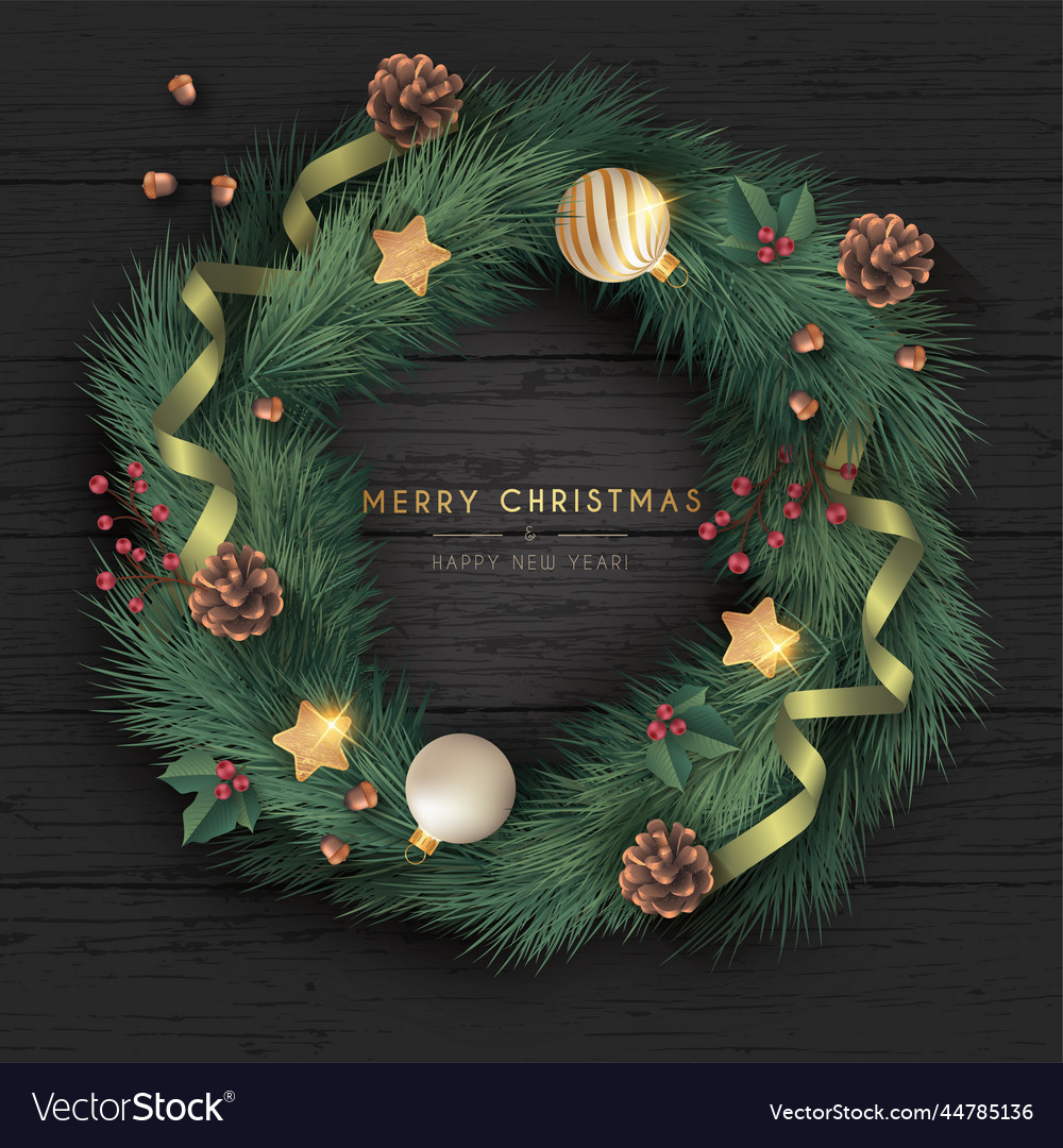 Realistic Christmas Wreath 