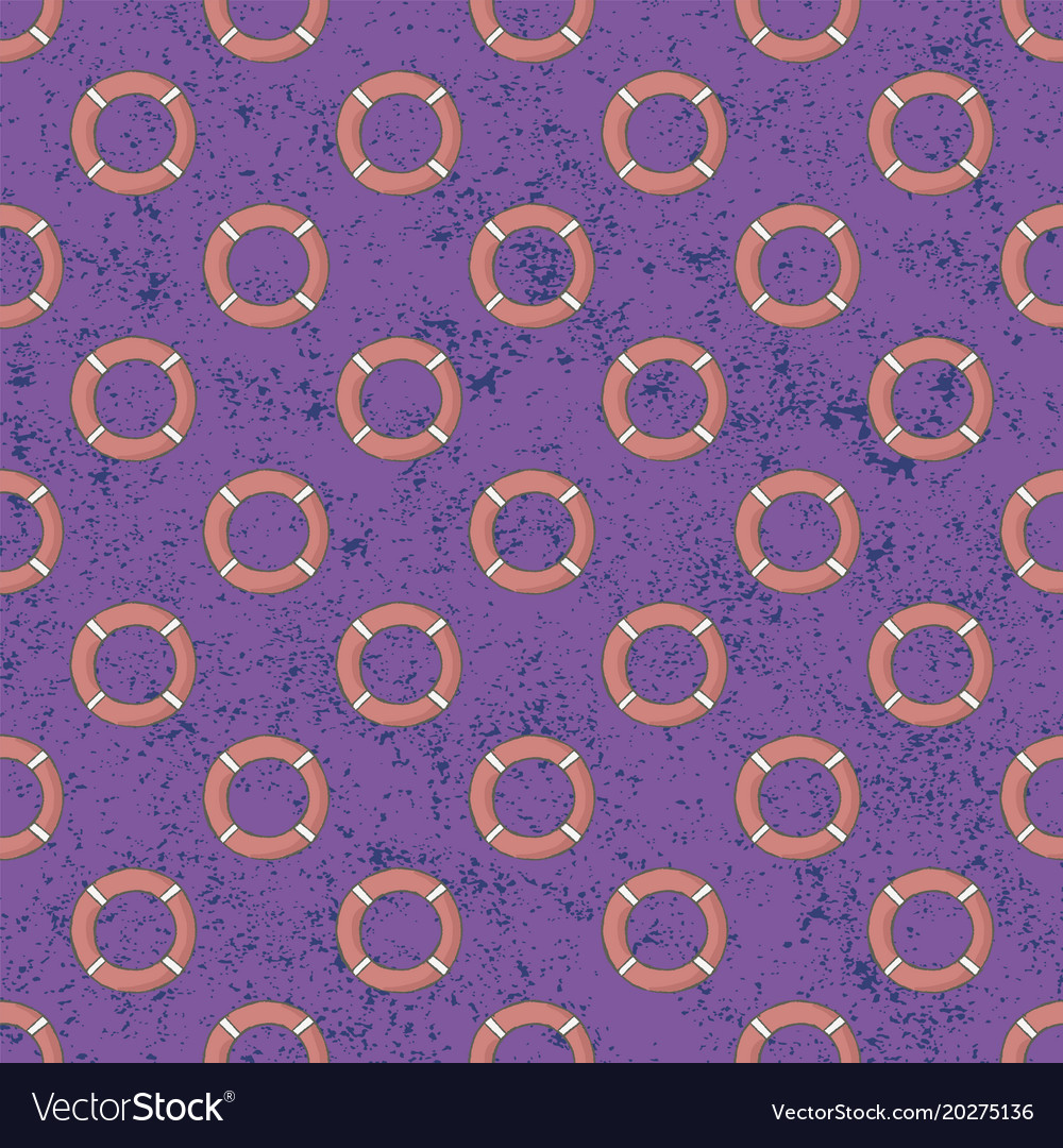 Seamless lifebuoys pattern