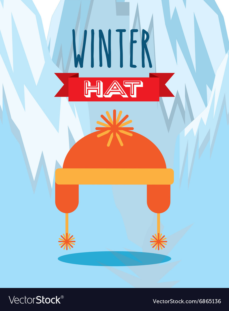 Winter clothing design Royalty Free Vector Image