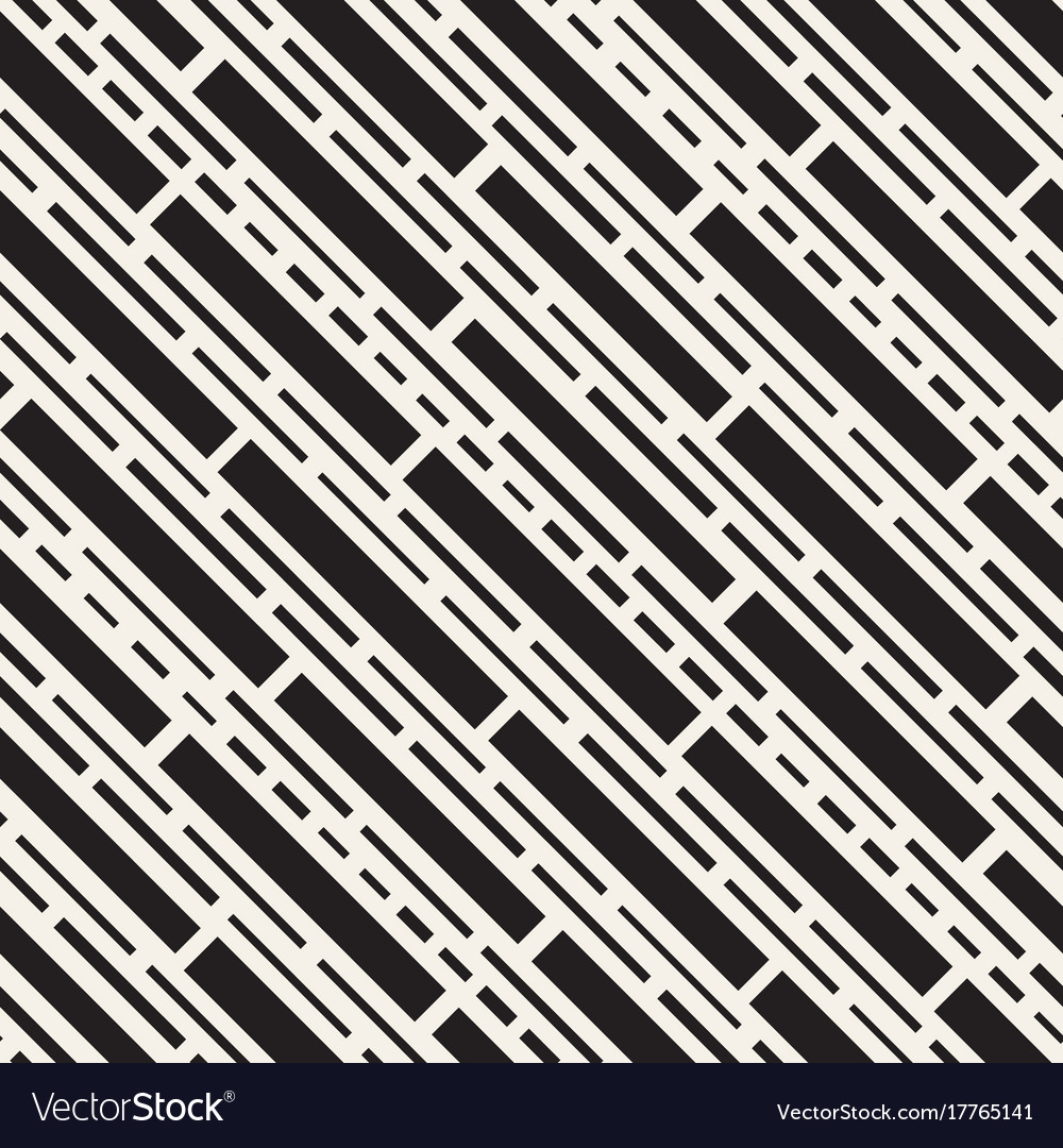 Black and white irregular dashed lines pattern