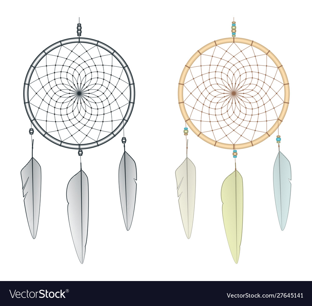 Dreemcatcher realistic Royalty Free Vector Image