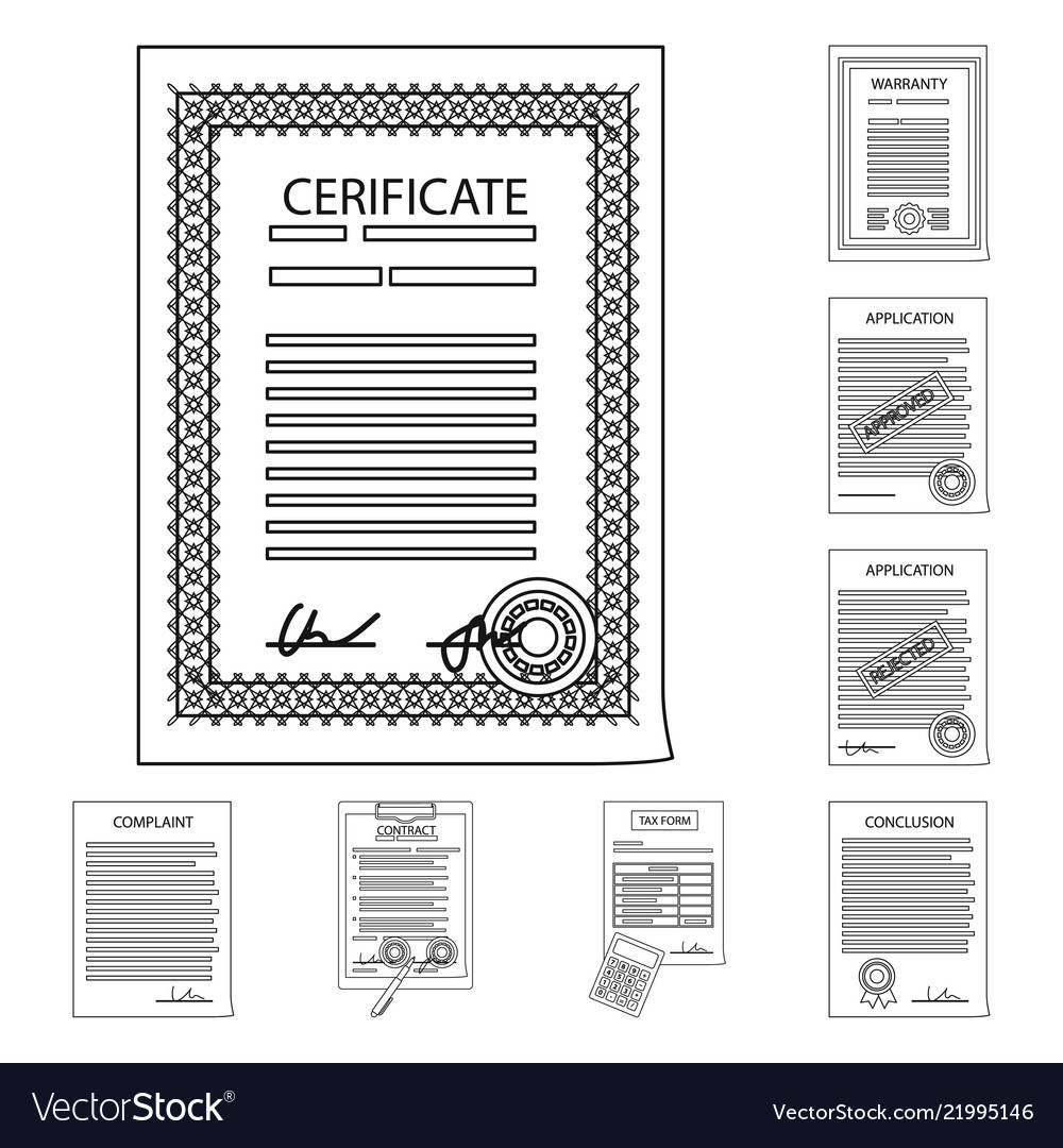 Design of form and document icon