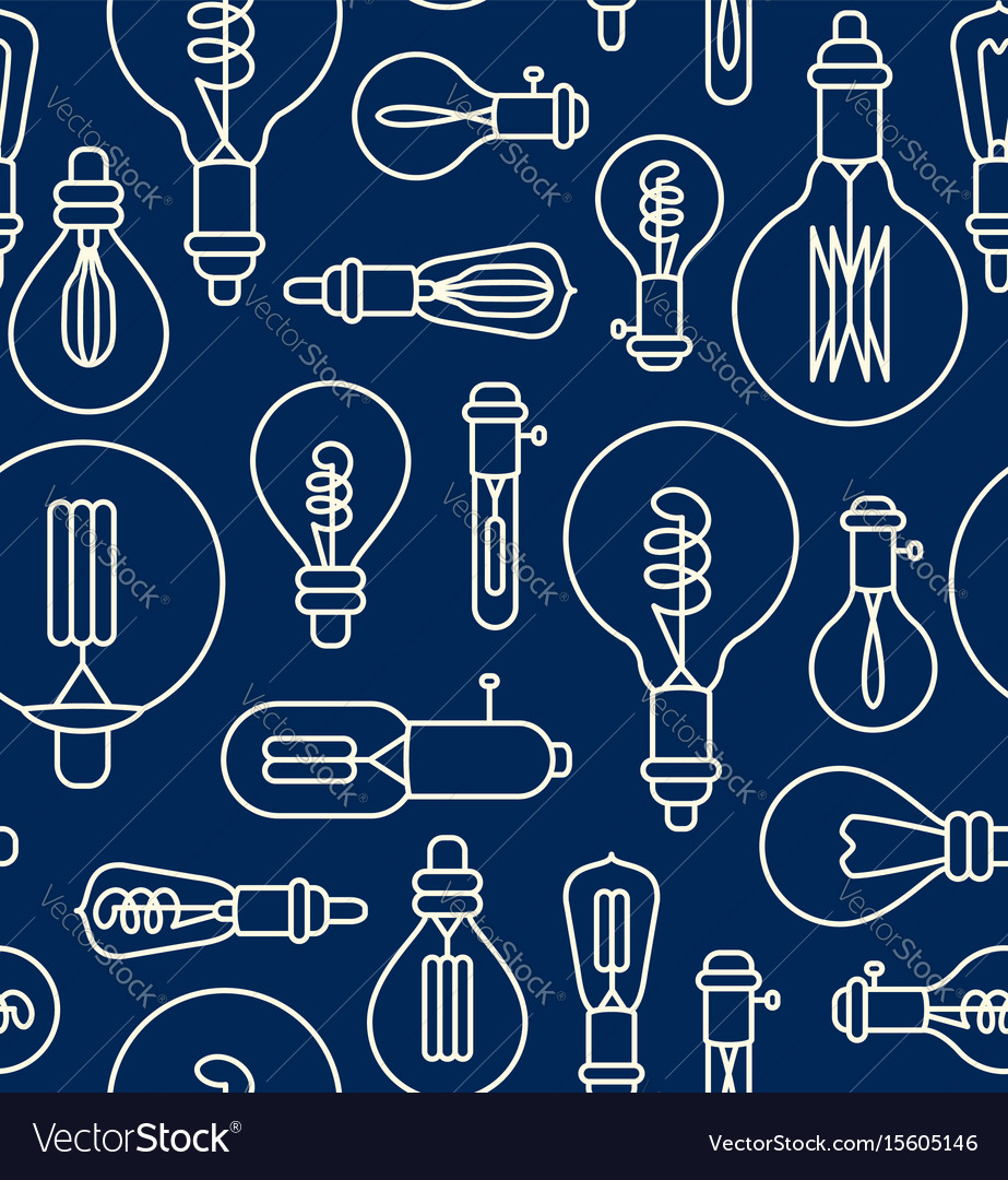 Linear Light Bulb Pattern