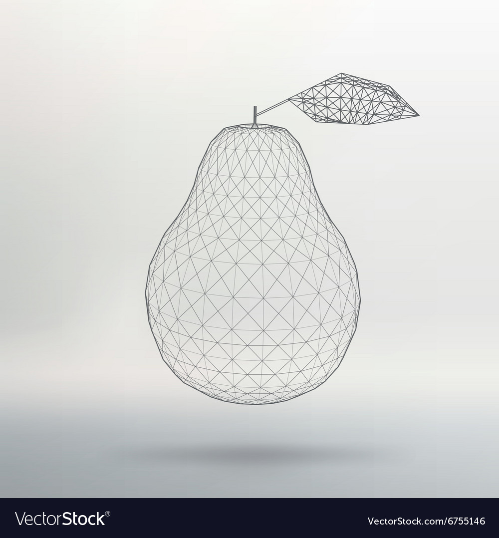Pear polygon triangle