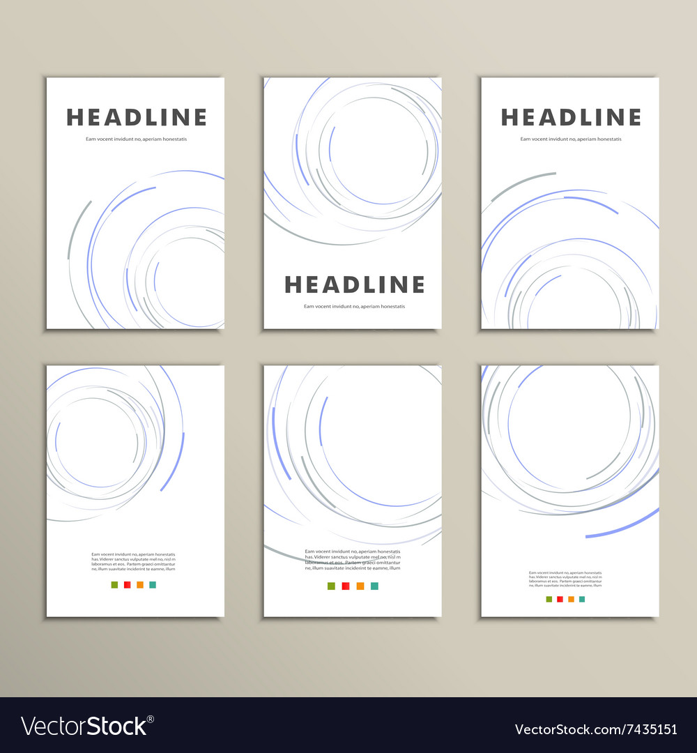 Abstract swirl set design background