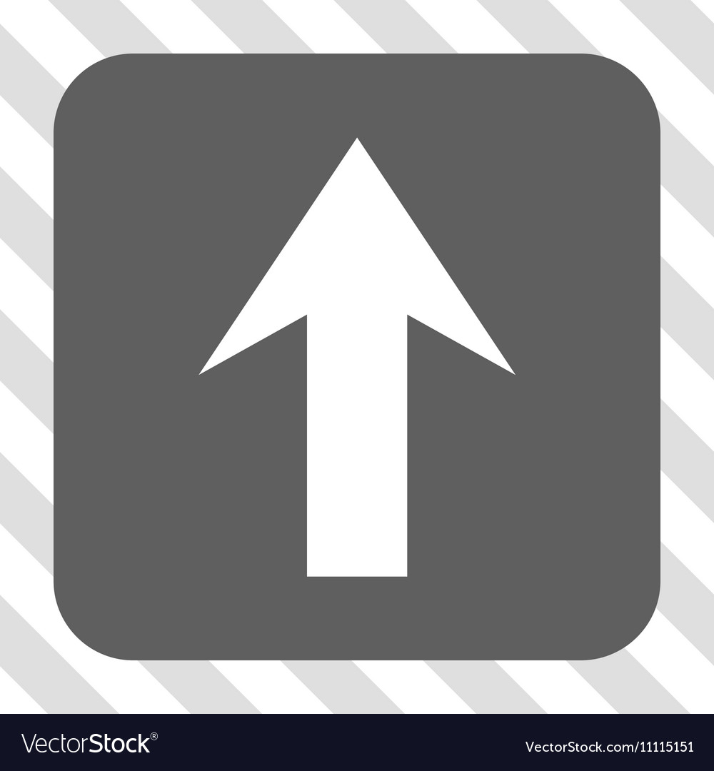 Arrow up rounded square button