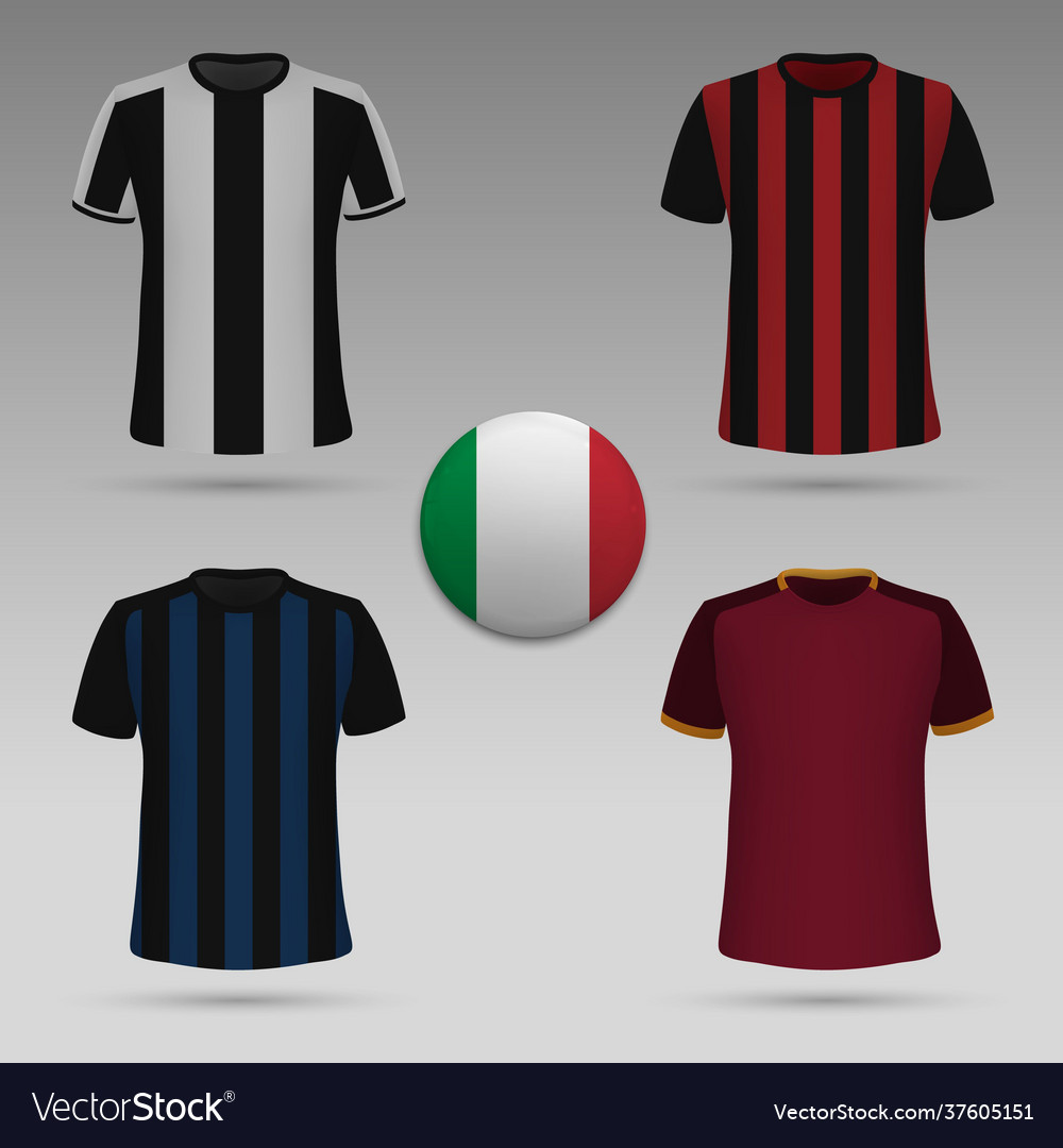 Italian deals football tops