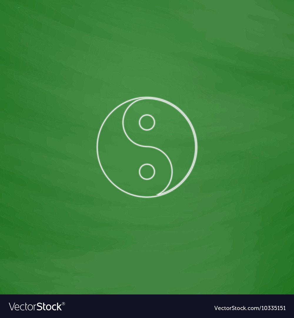 Ying yang computer symbol