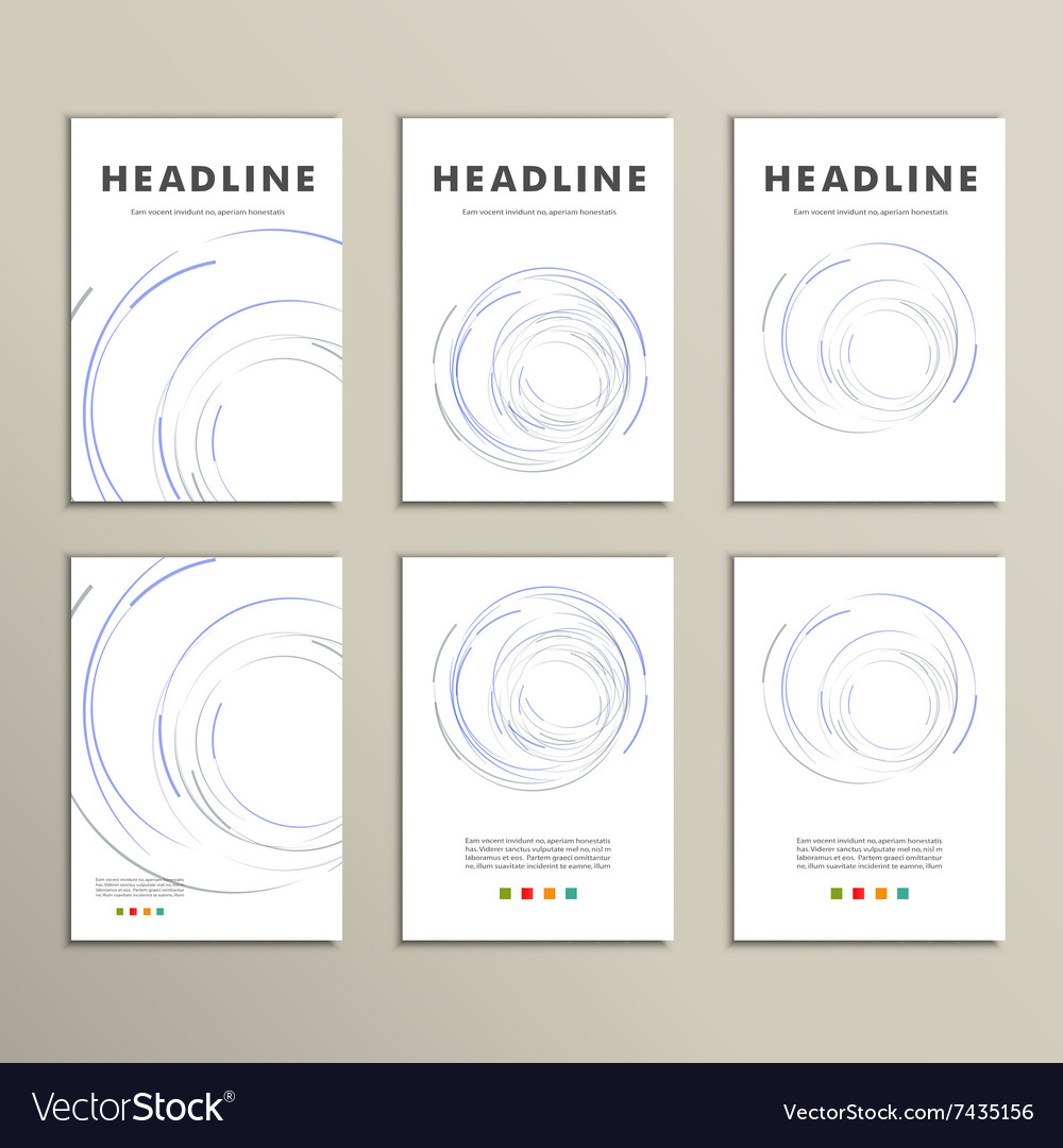 Abstract swirl set design background