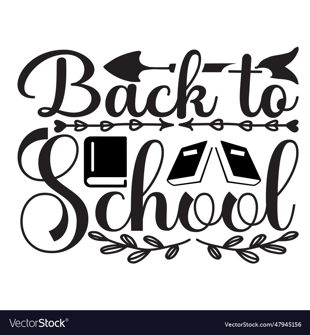 Back to school shirt teacher gift school shirt Vector Image