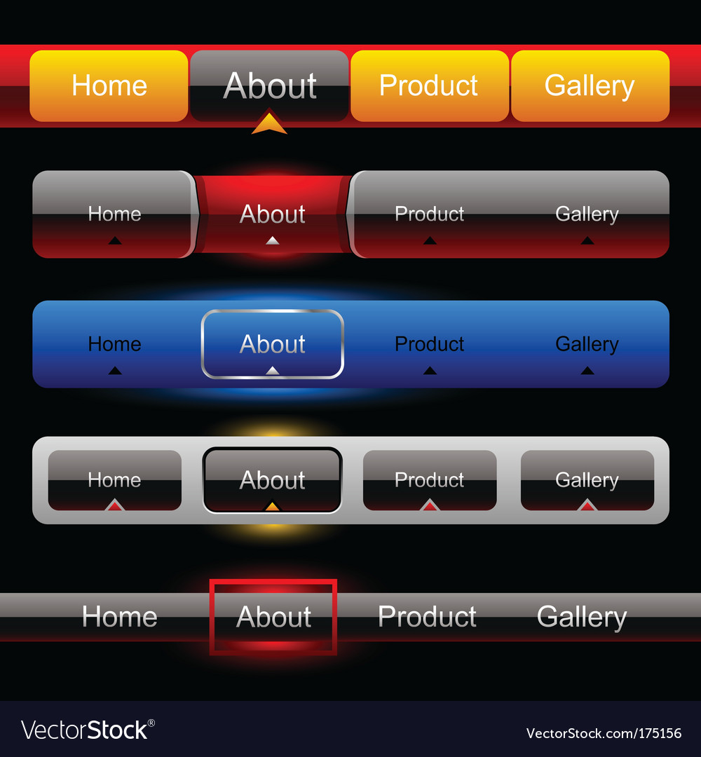 Editable website buttons