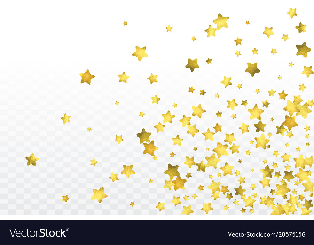 Round gold confetti