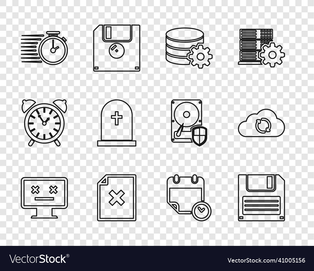Set line dead monitor floppy disk setting