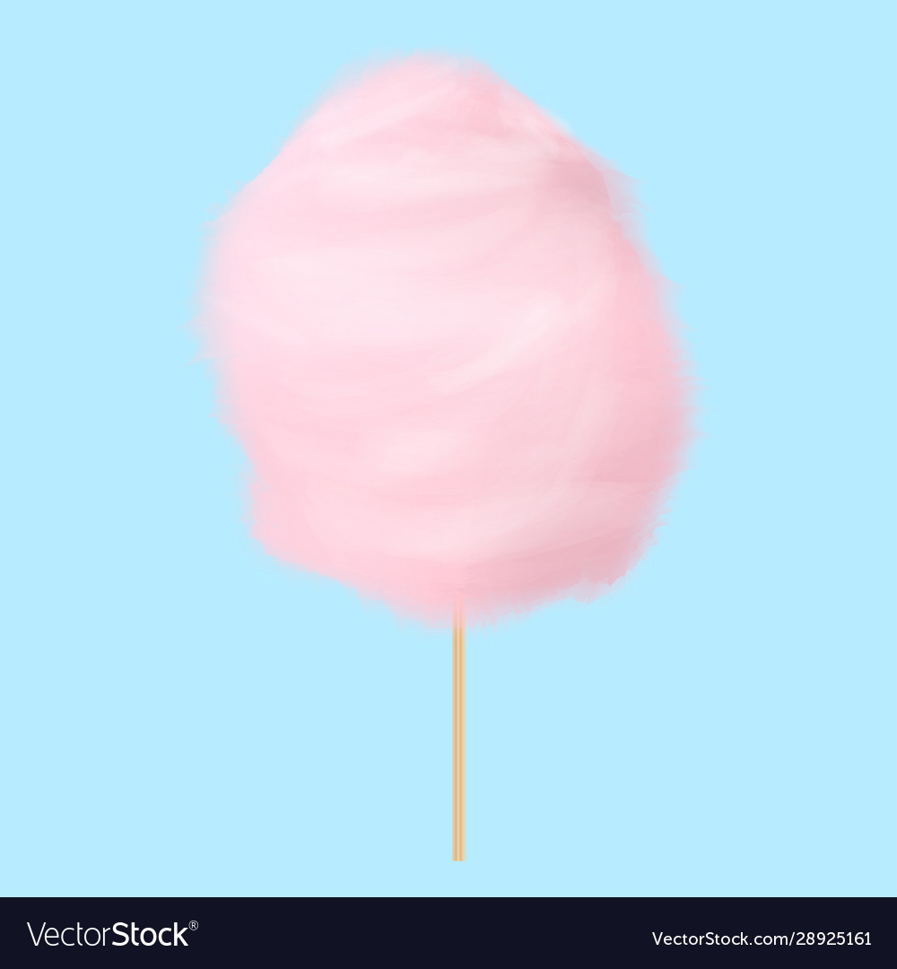 Cotton candy Royalty Free Vector Image - VectorStock