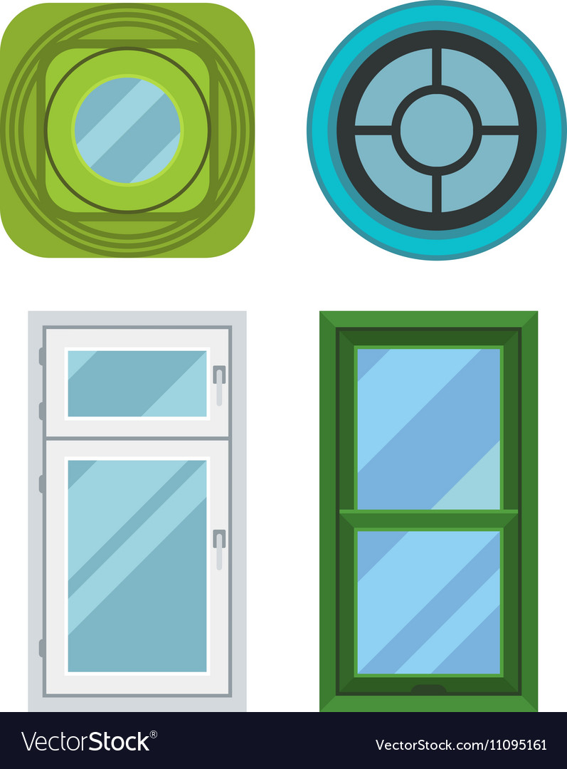 Different house windows elements