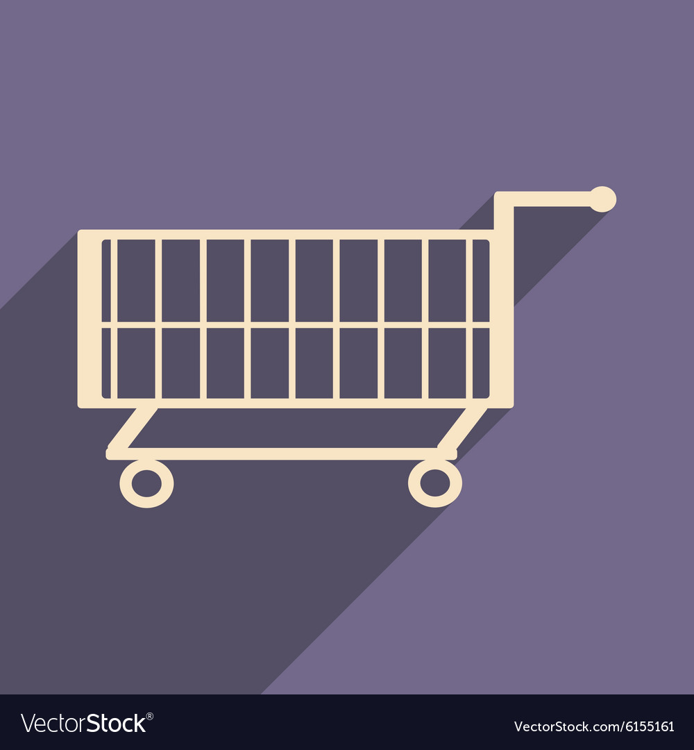 Flat with shadow icon and mobile application