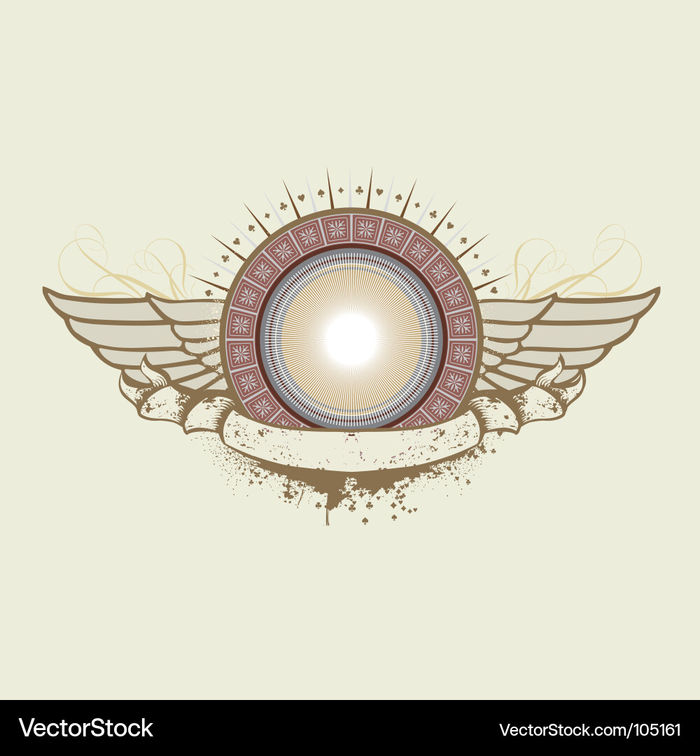 Heraldic shield Royalty Free Vector Image - VectorStock