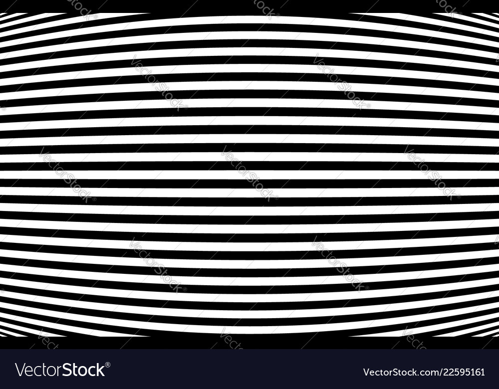 Lines with deformation effect abstract uncolored vector image Lines with deformation effect abstract uncolored