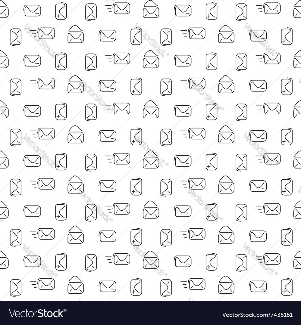Mail pattern seamless