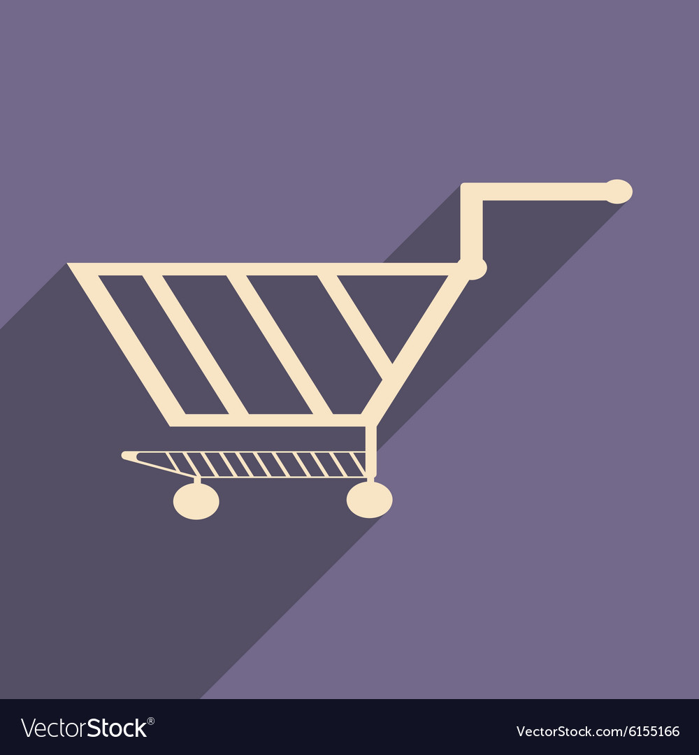 Flat with shadow icon and mobile application