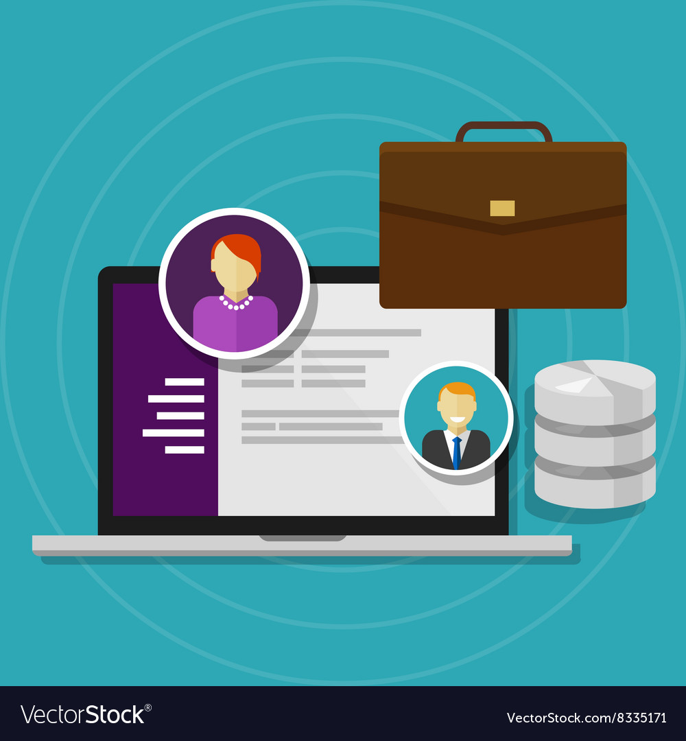 Employee database human resource software system