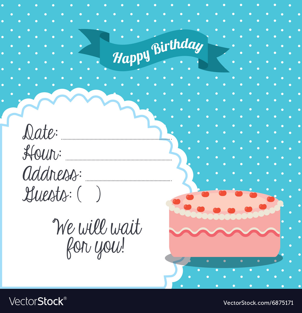 Happy birthday card design