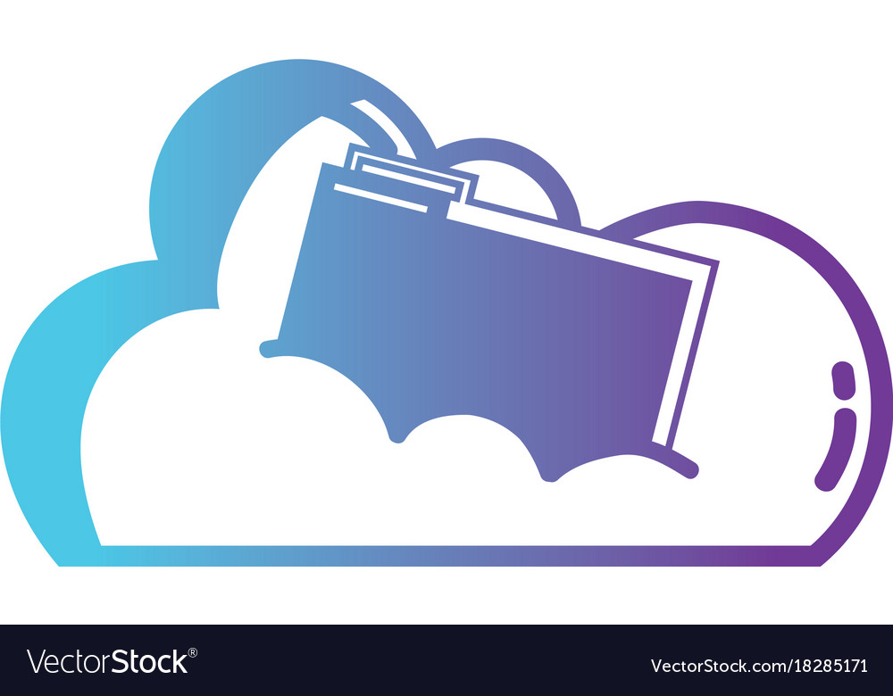 Line cloud data with digital folder file