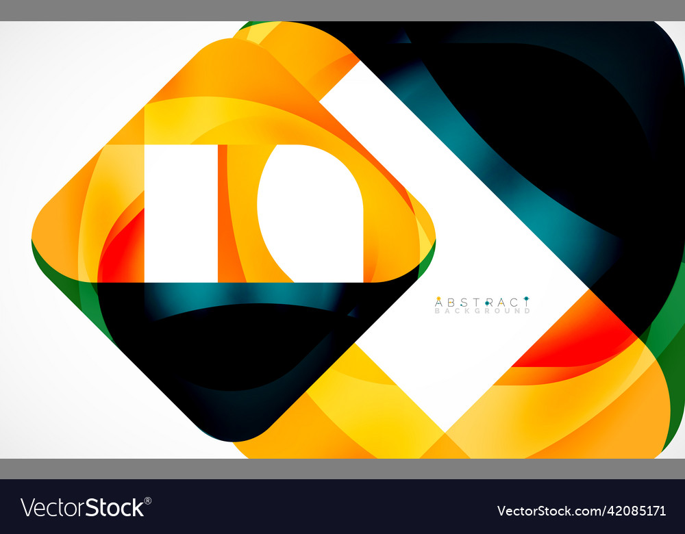 Minimal background abstract square shape vector image Minimal background abstract square shape