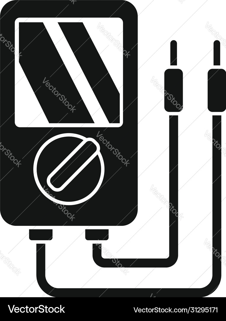 Multimeter icon simple style Royalty Free Vector Image
